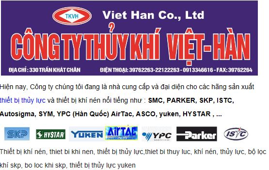 Công Ty TNHH TM Thủy Khí Việt Hàn