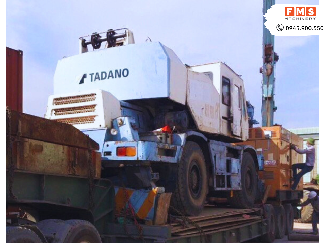 CẦN TRỤC BÁNH LỐP 35T TADANO TR350M