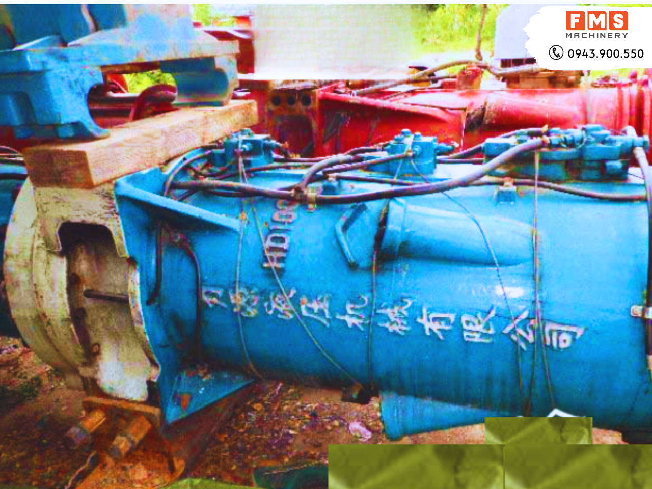 Búa diesel HD100 công suất 10 tấn cho thuê giá tốt