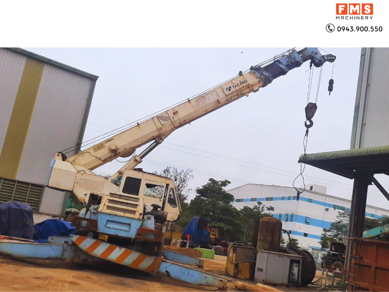 CẦN TRỤC BÁNH LỐP 35T TADANO TR350M