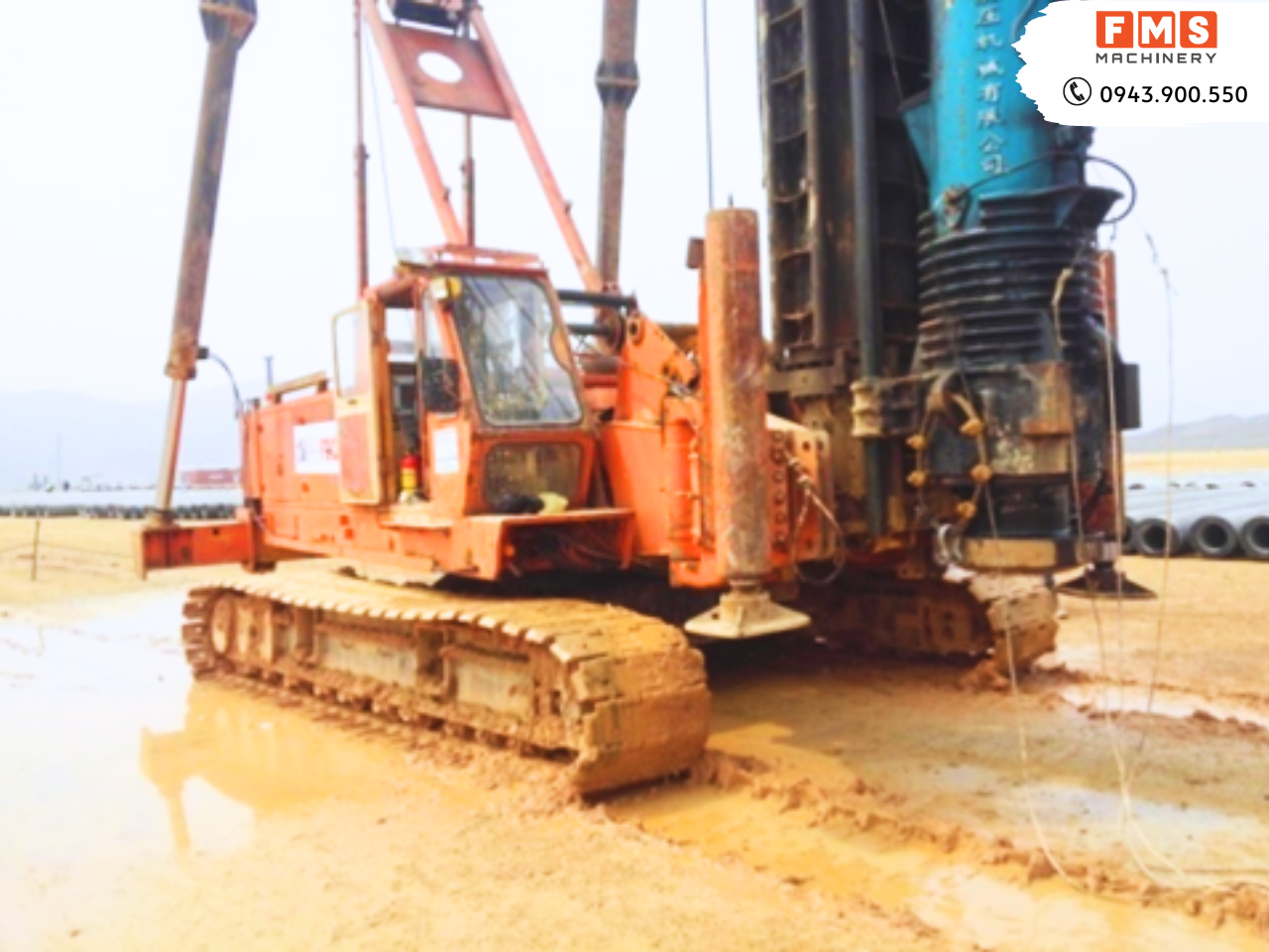 Máy đóng cọc DH408-95M 1990