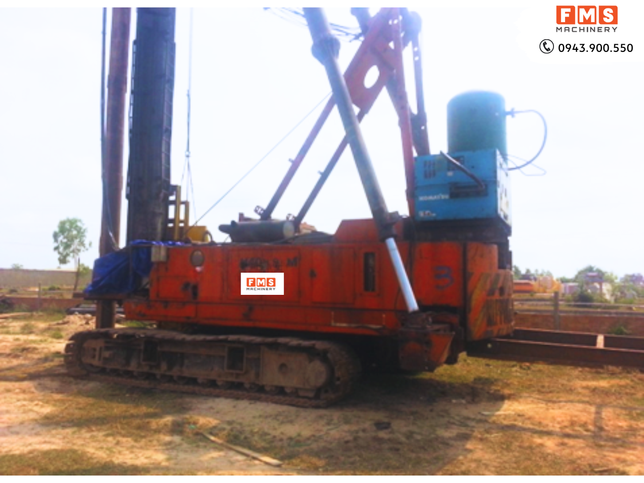 Máy đóng cọc DH408-95M 1987