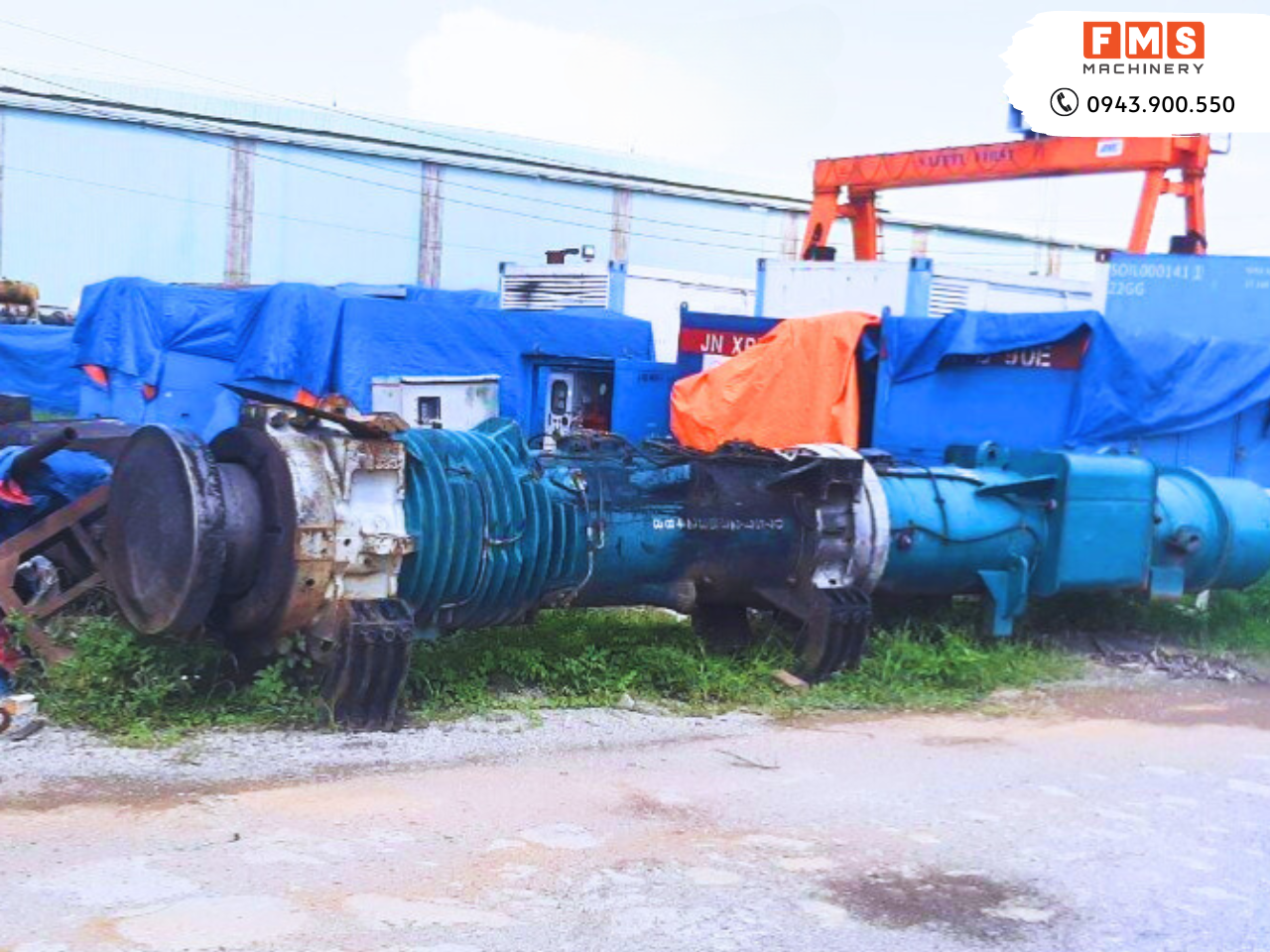 Búa diesel HD100 công suất 10 tấn cho thuê giá tốt